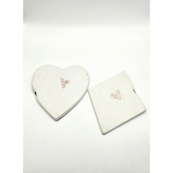 Flower Power Art Deco Atlas China Czechoslovakia Decorative Dish Pair Boho Retro - Picture 8 of 13